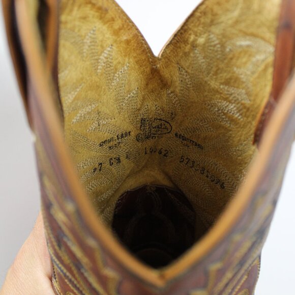 Justin Chestnut Marbled Deer Lite Women's Boots Size 7 (As-is) - Picture 9 of 11